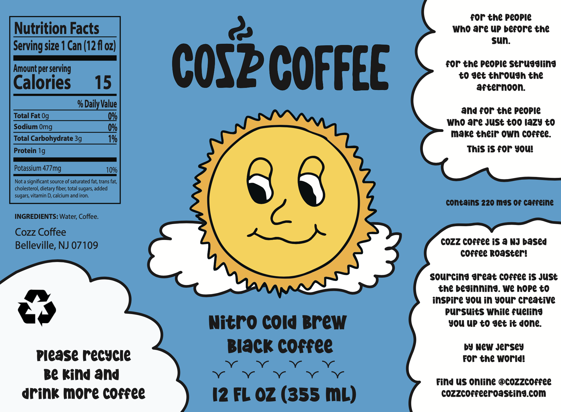 Canned Nitro Cold Brew Packs – Cozz Coffee